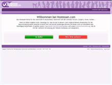 Tablet Screenshot of hostessen.com